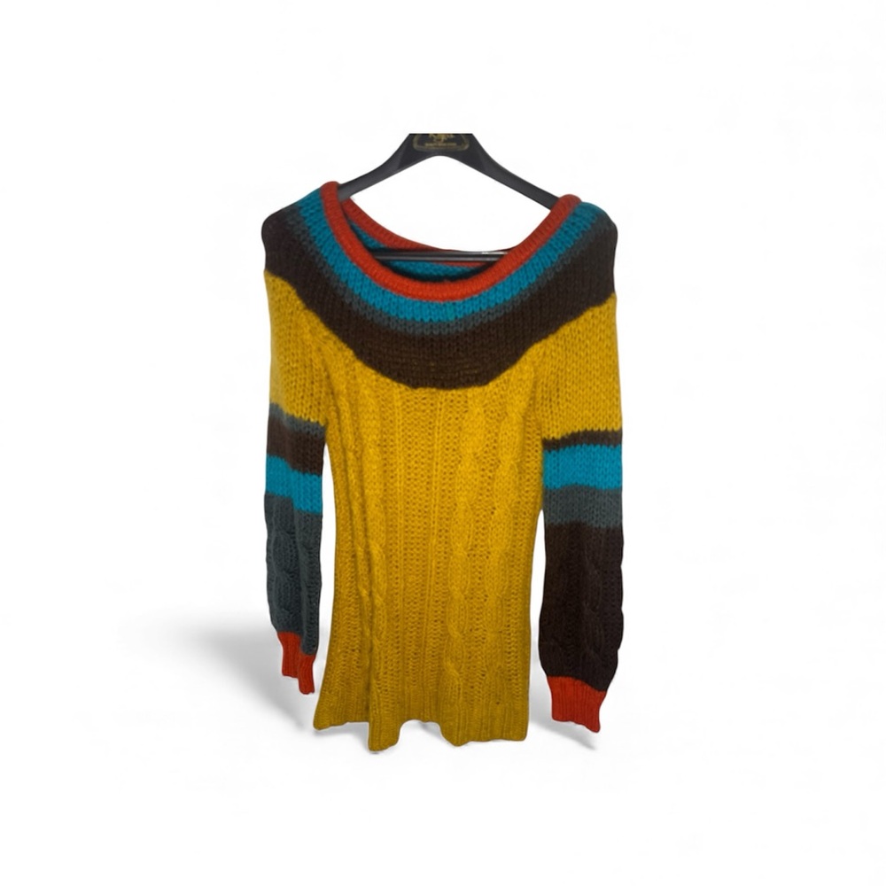 Colorful Striped Women's Sweater